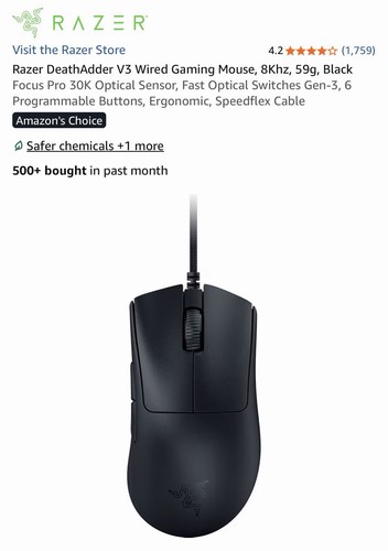 Razer deathadder wired - razer,